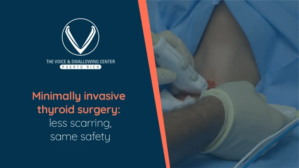 Worried about the scar thyroid surgery might leave? Discover how minimally invasive techniques achieve the same results through a much smaller incision, without compromising your safety.
